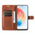 For Honor X40i AZNS Sheepskin Texture Flip Leather Phone Case(Brown)