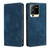 For vivo S15 5G RFID Anti-theft Brush Magnetic Leather Phone Case(Blue) For vivo S15 5G RFID Anti-theft Brush Magnetic Leather Phone Case(Blue)