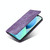 For Xiaomi 12 RFID Anti-theft Brush Magnetic Leather Phone Case(Purple)
