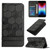 For iPhone SE 2022 / SE 2020 / 8 / 7 Football Texture Magnetic Leather Flip Phone Case(Black)