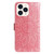 For iPhone 14 Pro Max Embossed Sunflower Leather Phone Case (Pink)