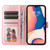 For iPhone 14 Pro Max Embossed Sunflower Leather Phone Case (Pink)