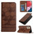 For Samsung Galaxy A13 4G Football Texture Magnetic Leather Flip Phone Case(Brown)