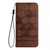 For Samsung Galaxy A13 4G Football Texture Magnetic Leather Flip Phone Case(Brown)