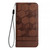 For Samsung Galaxy A13 5G Football Texture Magnetic Leather Flip Phone Case(Brown)
