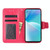 For TCL 30T/T603DL Crystal Texture Leather Phone Case(Rose Red)