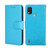 For Nokia C21 Plus Crystal Texture Leather Phone Case(Light Blue)