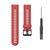For Garmin Fenix 5 22mm Solid Color Silicone Watch Band(Red)