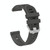 For Garmin Vivomove 3 20mm Silicone Twill Watch Band(Grey)
