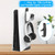 JYS JYS-NS243 For Switch Fitness Ring Host Headphone Handle Wall Hanging Storage Rack(Black)