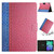 For iPad mini 6 Stitching Solid Color Smart Leather Tablet Case(Rose Red)