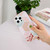 For iPhone 14 Pro Electroplating Soft TPU Phone Case(Pink Rhombus)