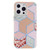 For iPhone 14 Pro Max Electroplating Soft TPU Phone Case (Pink Rhombus)
