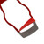 For BMW 3 Series E90 Carbon Fiber Car Headlight Switch Decorative Sticker,Left and Right Drive Universal (Red)