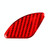 4 PCS Set for Honda CRV 2007-2011 Carbon Fiber Car Inner Door Bowl Patch Decorative Sticker,Left and Right Drive Universal(Red)