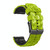 For Xiaomi Haylou RS4 LS12 22mm Football Pattern Two-Color Silicone Strap(Green+Black)