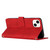 For iPhone 14 Plus Skin Feel Heart Pattern Leather Phone Case (Red) For iPhone 14 Plus Skin Feel Heart Pattern Leather Phone Case (Red)