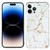 For iPhone 14 Pro Max IMD Marble TPU Phone Case (White)