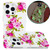 For iPhone 14 Pro Luminous TPU Soft Phone Case(Rose Flower)