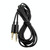 ZS0086 Standard Version Gaming Headphone Audio Cable for Logitech Astro A10 A40 A30 (Black)