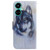 For Tecno Camon 19 Pro 5G Coloured Drawing Leather Phone Case(White Wolf)