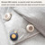4PCS Quilt Retainer Quilt Anti-Run Fixation Anti-Slip Buckle Traceless Retainer(Warm Gray)