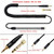 ZS0228 Headphone Audio Cable for HIFIMAN HE400i HE560 1000 (Black)