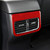 Car Carbon Fiber Rear Air Outlet Decorative Sticker for Mazda CX-5 2017-2018, Left and Right Drive (Red)