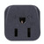 Portable Three-hole US to EU Plug Socket Power Adapter