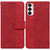 For Tecno Pova 3 LE7 Geometric Embossed Leather Phone Case(Red)