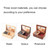 Wooden Jewelry Storage Music Box with Photo Frame Function, Spec: Maple+Necklace Flannel Wooden Jewelry Storage Music Box with Photo Frame Function, Spec: Maple+Necklace Flannel
