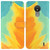 For Nokia C21 Watercolor Pattern Horizontal Flip Leather Phone Case(Autumn Leaf Color)