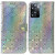 For OPPO A57 2022 4G/A57 2022 5G/Realme Q5i/Realme V23 5G/Realme Narzo 50 5G/A77 5G Colorful Magnetic Buckle Leather Phone Case(Silver)