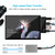 Rocketek SH768 6 in 1 RJ45 / USB 3.0 / HDMI / SD / TF HUB Adapter for Surface Pro 5 / 6