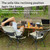 Small Outdoor Camping Leisure Beach Portable Folding Chair (White)