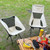 Small Outdoor Camping Leisure Beach Portable Folding Chair (White)