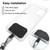 2 PCS Phone Lanyard Adjustable Detachable Neck Cord with Card(White)