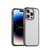 For iPhone 14 Pro Max PC + TPU Full Coverage Shockproof Phone Case (Transparent Black)