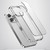 For iPhone 14 Pro Max PC + TPU Full Coverage Shockproof Phone Case (Transparent Black)