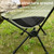 Small Outdoor Camping Leisure Beach Portable Folding Chair (Black)
