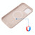 For iPhone 14 Pro Shockproof Silicone Magsafe Case(Sand Pink)