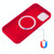 For iPhone 14 Pro Max Shockproof Silicone Magsafe Case (Red)