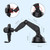 Car Auto Locking 360 Degree Rotating Suction Cup Mobile Phone Holder