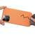 For iPhone 14 Pro Max Shockproof Silicone Magsafe Case (Gold Orange)