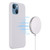 For iPhone 14 Shockproof Silicone Magsafe Case (White)