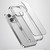 For iPhone 14 Pro PC + TPU Full Coverage Shockproof Phone Case(Transparent Black)