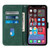For iPhone 14 Pro Crossbody 3D Embossed Flip Leather Phone Case(Dark Green)