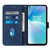 For OnePlus Nord 2T Crossbody 3D Embossed Flip Leather Phone Case(Blue)