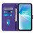 For OnePlus Nord 2T Crossbody 3D Embossed Flip Leather Phone Case(Purple)