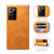 For Samsung Galaxy Note20 Ultra Calf Texture Horizontal Flip Leather Phone Case(Khaki)